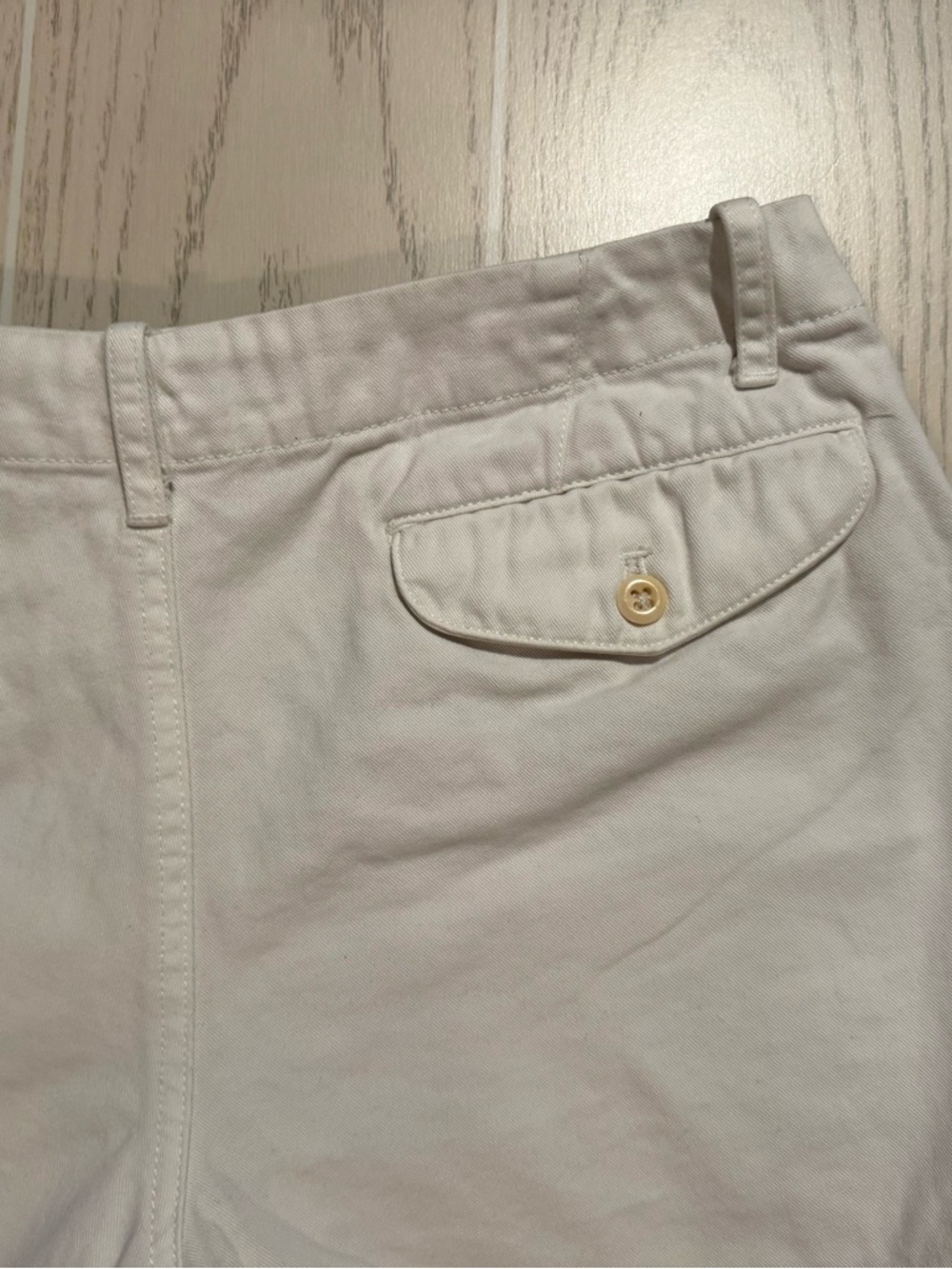 Ralph Lauren Sport White Chino Shorts Size 6 Preppy Cotton Summer Casual - Picture 9 of 9